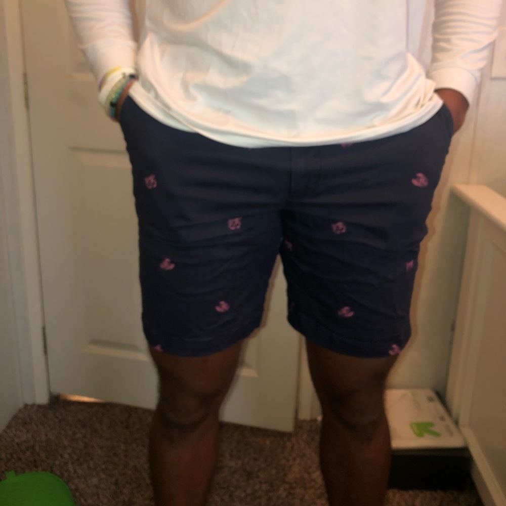 Blue men’s shorts